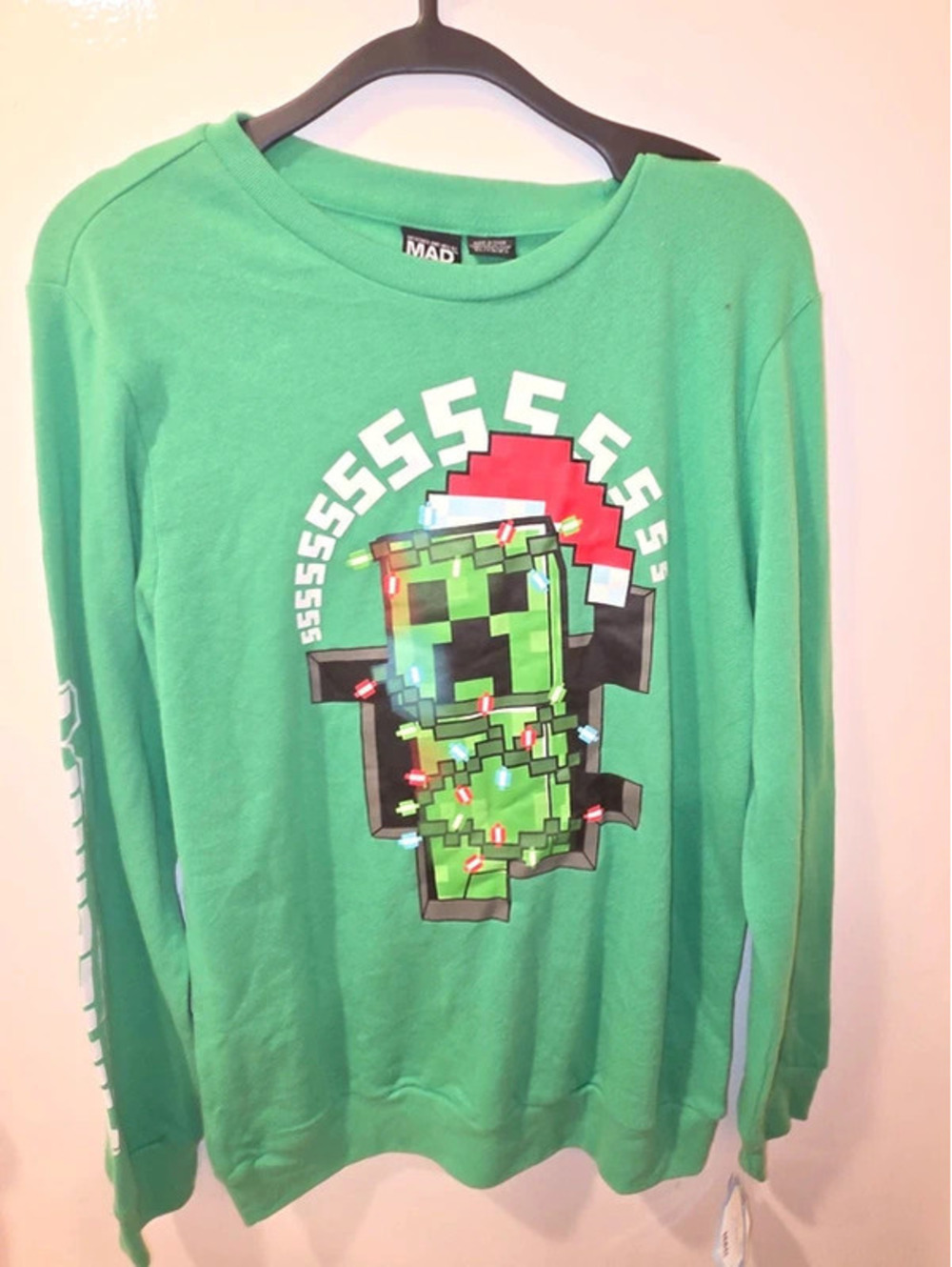 Minecraft sweater xl